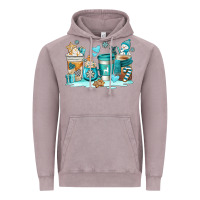 Vintage Zinc winter coffe cups Vintage Hoodie - AdoDesignShop