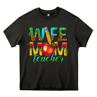 Asphalt wife mom teacher Heavy Core Tee - texasbilliewilder