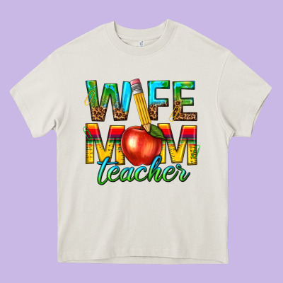 Heavy Core Tee wife mom teacher
