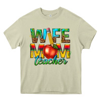 Mossy wife mom teacher Heavy Core Tee - texasbilliewilder