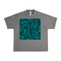 Tornado Tropical  Leaves Seamless Pattern Urban Heavy Tee - BundleAndBundleShop