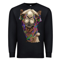 Black tie dye camel Premium Sweatshirt - BarkalooDesign