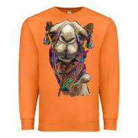 Carrot tie dye camel Premium Sweatshirt - BarkalooDesign