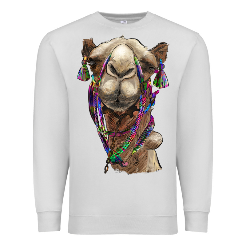 Tie Dye Camel Premium Sweatshirt by BarkalooDesign | Teevron