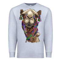 Heather Grey tie dye camel Premium Sweatshirt - BarkalooDesign