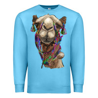 Ocean Blue tie dye camel Premium Sweatshirt - BarkalooDesign