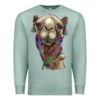 Seafoam tie dye camel Premium Sweatshirt - BarkalooDesign