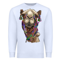 White tie dye camel Premium Sweatshirt - BarkalooDesign