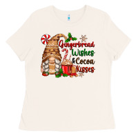 Gingerbread Wishes And Cocoa Kisses Ladies Tee | Teevron