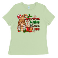 Matcha gingerbread wishes and cocoa kisses Ladies Tee - Zillion Design Studio
