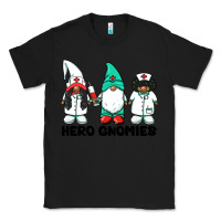 Black hero gnomies african american nurse gnomies medical gnomies Classic Tee - BarkalooDesign