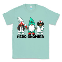 Seafoam hero gnomies african american nurse gnomies medical gnomies Classic Tee - BarkalooDesign
