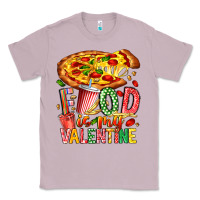 Lilac Food Is My Valentine Classic Tee - CowhideDigitalArt