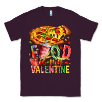 Plum Food Is My Valentine Classic Tee - CowhideDigitalArt
