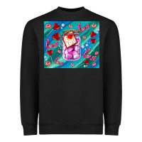 Black sugar with love Heavyweight Sweatshirt - AdoDesignShop
