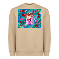 Mushroom sugar with love Heavyweight Sweatshirt - AdoDesignShop