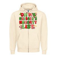 Sandshell on my husband's naughty list Zipper Hoodie - MaliasSmallBusiness