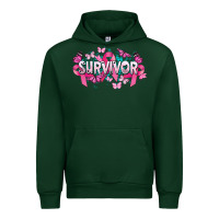 Forest Green Cancer survivor Cancer Awareness Urban Hoodie - HowdyJamesFarm