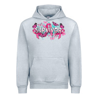 Heather Grey Cancer survivor Cancer Awareness Urban Hoodie - HowdyJamesFarm