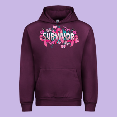 Cancer Survivor Cancer Awareness Urban Hoodie Designed By Howdyjamesfarm