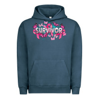 Pigment Midnight Navy Cancer survivor Cancer Awareness Urban Hoodie - HowdyJamesFarm