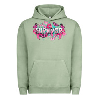 Pigment Oil Green Cancer survivor Cancer Awareness Urban Hoodie - HowdyJamesFarm