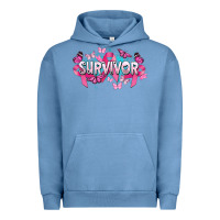 Pigment Pebble Blue Cancer survivor Cancer Awareness Urban Hoodie - HowdyJamesFarm