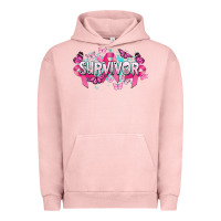 Pigment Salmon Cancer survivor Cancer Awareness Urban Hoodie - HowdyJamesFarm