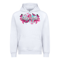 White Cancer survivor Cancer Awareness Urban Hoodie - HowdyJamesFarm