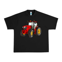 Black western farm tractor red Urban Heavy Tee - Artiststas