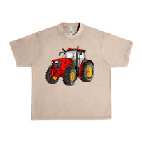 French Oak western farm tractor red Urban Heavy Tee - Artiststas