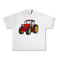 Lunar Rock western farm tractor red Urban Heavy Tee - Artiststas