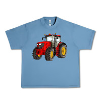 Pebble Blue western farm tractor red Urban Heavy Tee - Artiststas