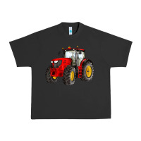 Pigment Black western farm tractor red Urban Heavy Tee - Artiststas