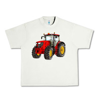 Pistachio western farm tractor red Urban Heavy Tee - Artiststas