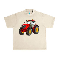 Sandshell western farm tractor red Urban Heavy Tee - Artiststas