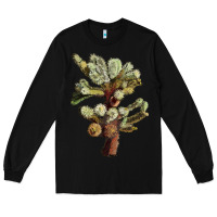 Black cholla tree cactus Long Sleeve Tee - LillyAllenDesigns