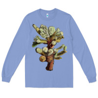 Colony Blue cholla tree cactus Long Sleeve Tee - LillyAllenDesigns