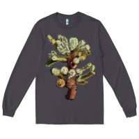 Smoke cholla tree cactus Long Sleeve Tee - LillyAllenDesigns