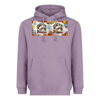 Lavender When You're Dead Inside But It's Christmas Hippie Skeleton Santa Heavyweight Hoodie - Artiststas