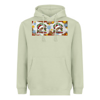 Matcha When You're Dead Inside But It's Christmas Hippie Skeleton Santa Heavyweight Hoodie - Artiststas