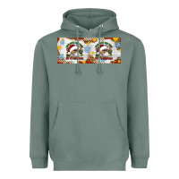 Sage When You're Dead Inside But It's Christmas Hippie Skeleton Santa Heavyweight Hoodie - Artiststas
