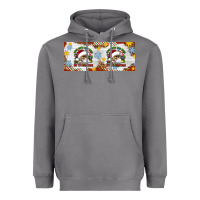 Storm When You're Dead Inside But It's Christmas Hippie Skeleton Santa Heavyweight Hoodie - Artiststas