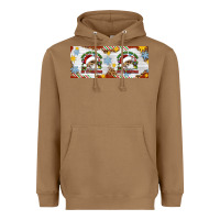 Toasted Coconut When You're Dead Inside But It's Christmas Hippie Skeleton Santa Heavyweight Hoodie - Artiststas