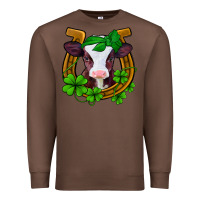 Chestnut lucky horseshoe 4 leaf clover baby calf Premium Sweatshirt - Jasminsmagicworld