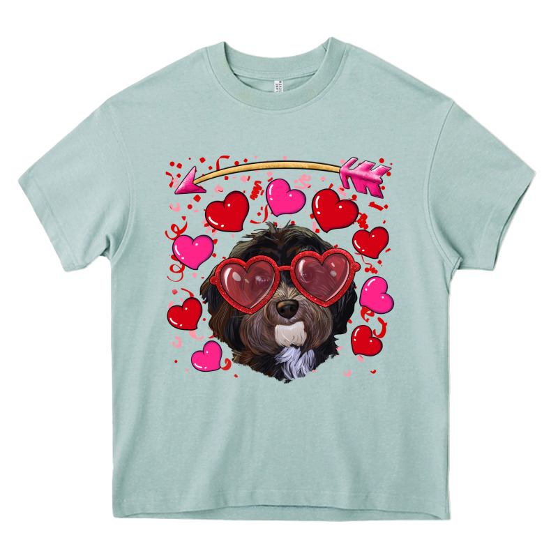 Valentine's Day Havanese Dog Heavy Core Tee by RanaPortraitStore | Teevron