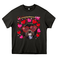 Asphalt valentine's day havanese dog Heavy Core Tee - RanaPortraitStore