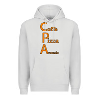 Dove Grey coffe pizza avocado Premium Hoodie - Bettercallsaul