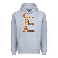 Heather Grey coffe pizza avocado Premium Hoodie - Bettercallsaul
