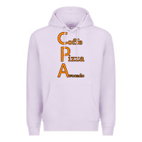 Lilac coffe pizza avocado Premium Hoodie - Bettercallsaul